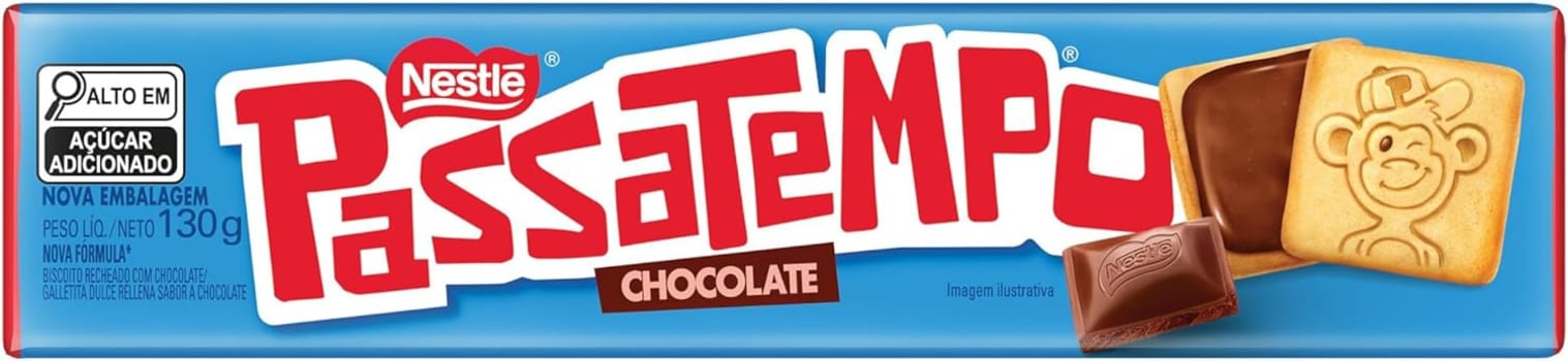 Biscoito Passatempo Chocolate 130g